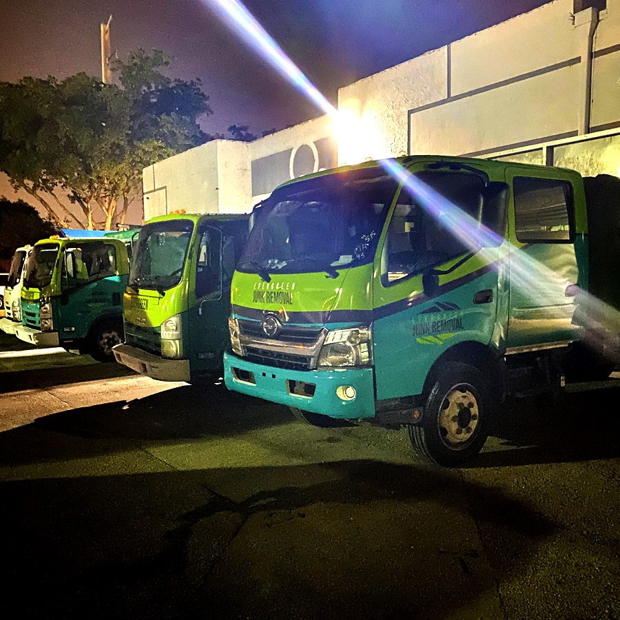 Our Junk Removal Trucks